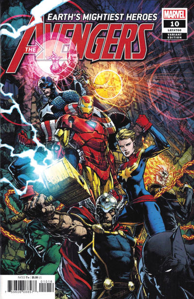 Cover for Avengers (Marvel, 2018 series) #10 (700) [David Finch]