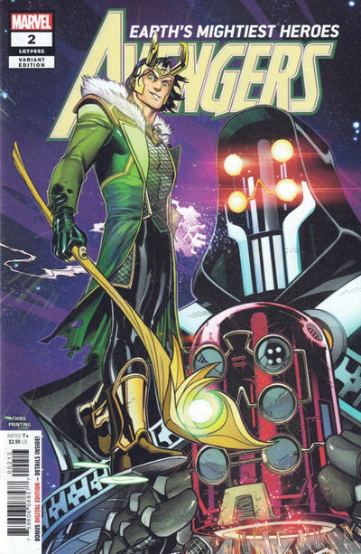 Cover for Avengers (Marvel, 2018 series) #2 (692) [Third Printing - Ed McGuinness]