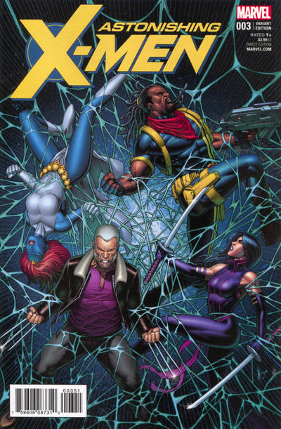 Cover for Astonishing X-Men (Marvel, 2017 series) #3 [Dale Keown]