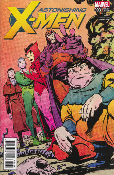 Cover for Astonishing X-Men (Marvel, 2017 series) #3 [Sanford Greene Villain]