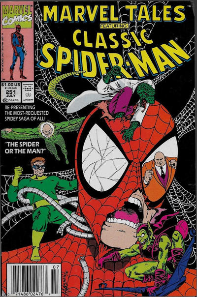 Cover for Marvel Tales (Marvel, 1966 series) #251 [Newsstand]