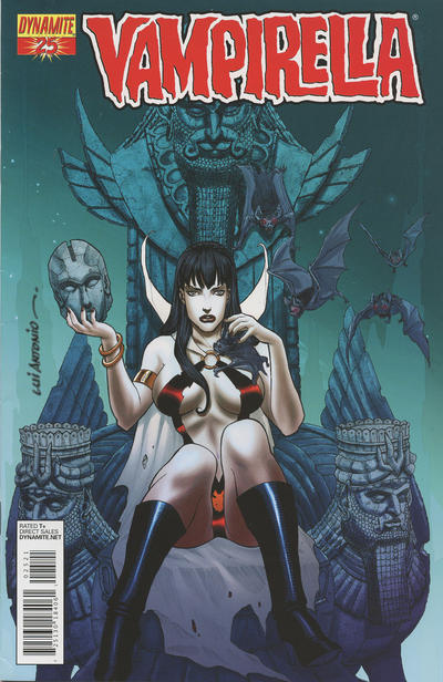 Cover for Vampirella (Dynamite Entertainment, 2010 series) #25 [Lui Antonio Incentive Cover]