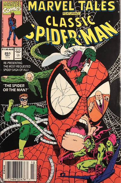 Cover for Marvel Tales (Marvel, 1966 series) #251 [Australian]