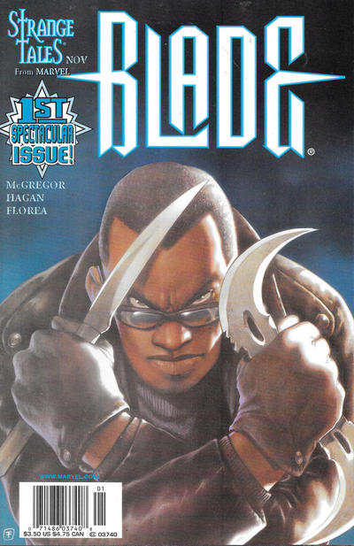 Cover for Blade (Marvel, 1998 series) #1 [Newsstand]