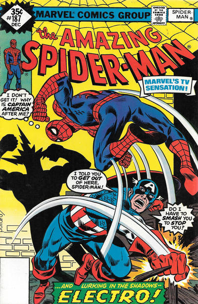 Cover for The Amazing Spider-Man (Marvel, 1963 series) #187 [Whitman]