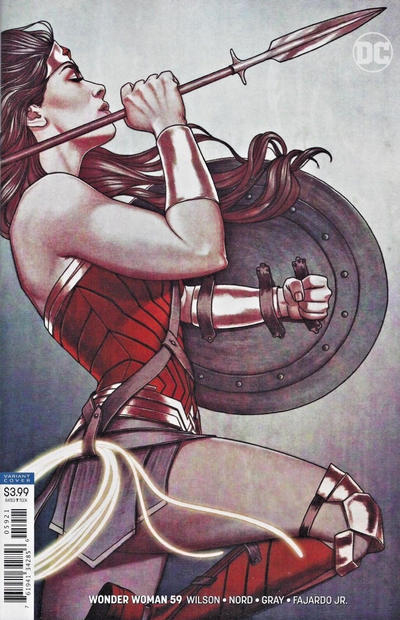 Cover for Wonder Woman (DC, 2016 series) #59 [Jenny Frison Variant Cover]