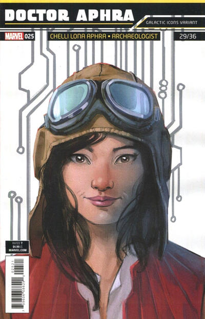Cover for Doctor Aphra (Marvel, 2017 series) #25 [Rod Reis 'Galactic Icon' (Chelli Lona Aphra)]