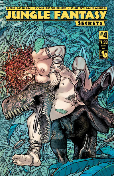 Cover for Jungle Fantasy: Secrets (Avatar Press, 2018 series) #4 [Lorelei Adult Cover]