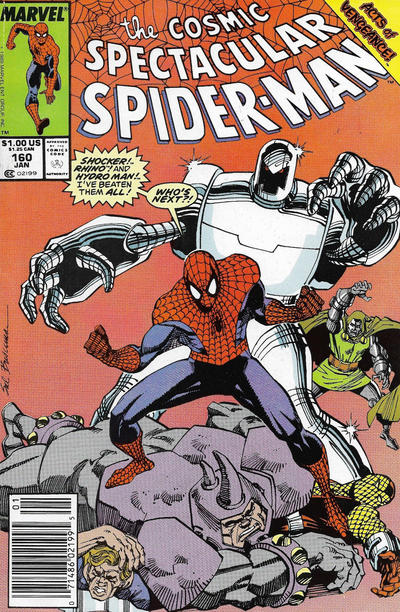 Cover for The Spectacular Spider-Man (Marvel, 1976 series) #160 [Newsstand]