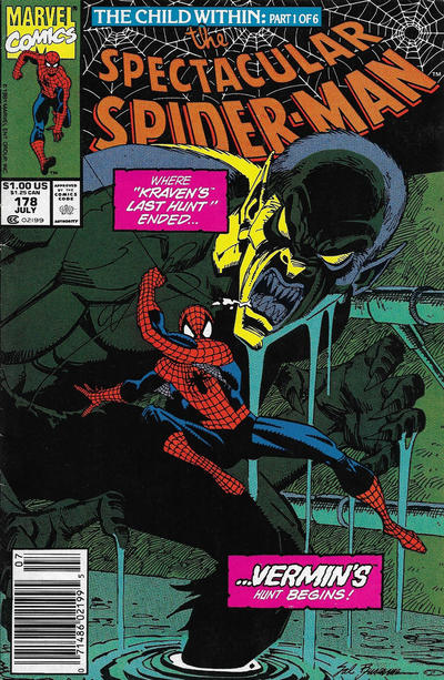 Cover for The Spectacular Spider-Man (Marvel, 1976 series) #178 [Newsstand]