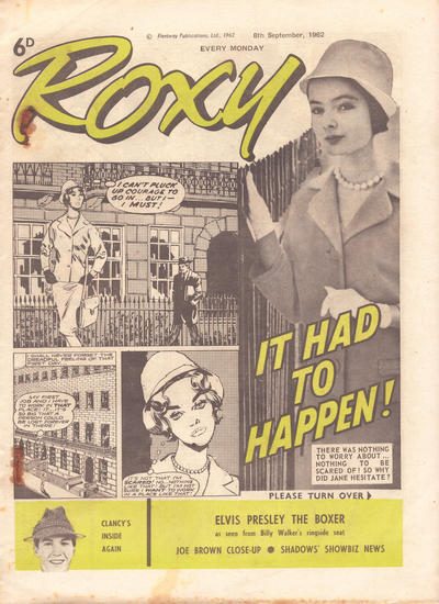 Cover for Roxy (Amalgamated Press, 1958 series) #8 September 1962 [235]