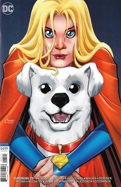 Cover for Supergirl (DC, 2016 series) #25 [Amanda Conner Cover]
