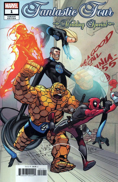 Cover for Fantastic Four Wedding Special (Marvel, 2019 series) #1 [Pasqual Ferry]
