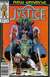 Cover for Justice (Marvel, 1986 series) #11 [Newsstand]