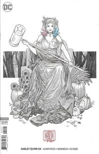 Cover Thumbnail for Harley Quinn (DC, 2016 series) #54 [Frank Cho Cover]
