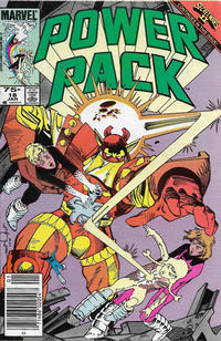 Cover for Power Pack (Marvel, 1984 series) #18 [Canadian]