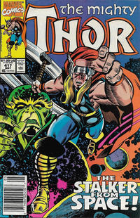 Cover for Thor (Marvel, 1966 series) #417 [Newsstand]