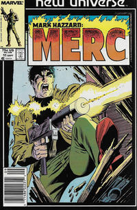 Cover Thumbnail for Mark Hazzard: Merc (Marvel, 1986 series) #11 [Newsstand]