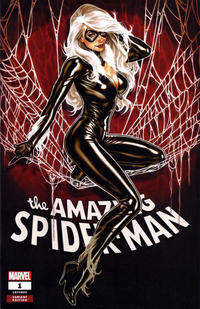 Cover Thumbnail for Amazing Spider-Man (Marvel, 2018 series) #1 (802) [Variant Edition - Comic Sketch Art Exclusive 'Black Cat' - Mark Brooks Cover]