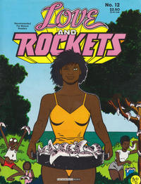 Cover for Love and Rockets (Fantagraphics, 1982 series) #12 [Second Printing]