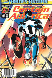 Cover Thumbnail for Captain America (Marvel, 1998 series) #1 [Newsstand]