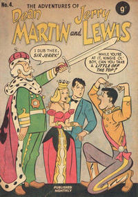 Cover Thumbnail for The Adventures of Dean Martin and Jerry Lewis (Frew Publications, 1955 series) #4