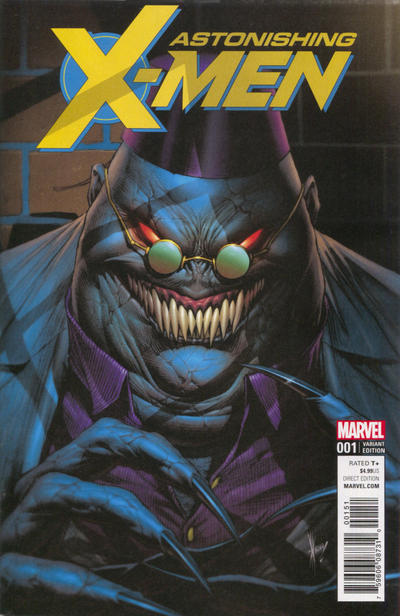 Cover for Astonishing X-Men (Marvel, 2017 series) #1 [Dale Keown 'Villain']