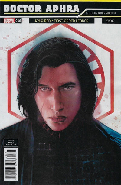 Cover for Doctor Aphra (Marvel, 2017 series) #18 [Rod Reis 'Galactic Icon' (Kylo Ren)]