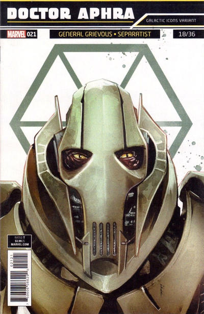 Cover for Doctor Aphra (Marvel, 2017 series) #21 [Rod Reis 'Galactic Icon' (General Grievous)]