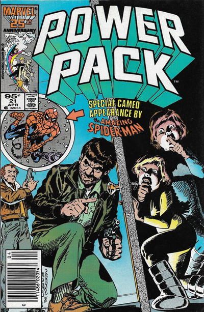 Cover for Power Pack (Marvel, 1984 series) #21 [Canadian]