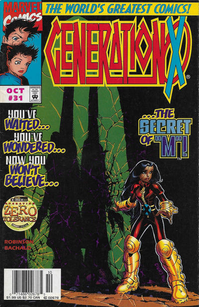 Cover for Generation X (Marvel, 1994 series) #31 [Newsstand]