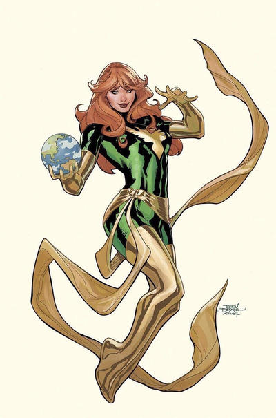 Cover for Phoenix Resurrection: The Return of Jean Grey (Marvel, 2018 series) #1 [Terry Dodson (Virgin Green Costume)]