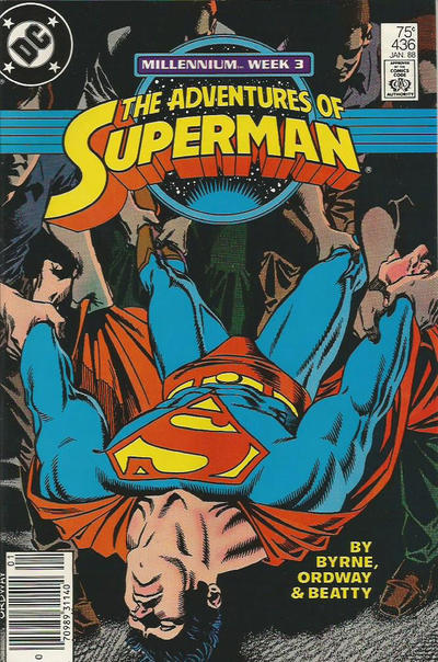 Cover for Adventures of Superman (DC, 1987 series) #436 [Newsstand]