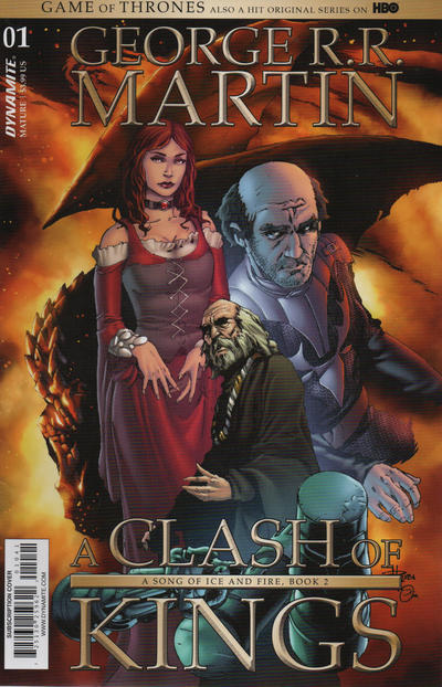 Cover for George R.R. Martin's A Clash of Kings (Dynamite Entertainment, 2017 series) #1 [Cover D Subscription Mel Rubi]