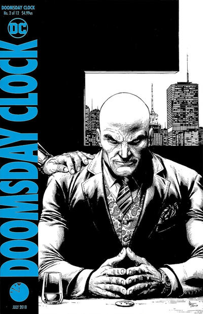 Cover for Doomsday Clock (DC, 2018 series) #2 [Second Printing]