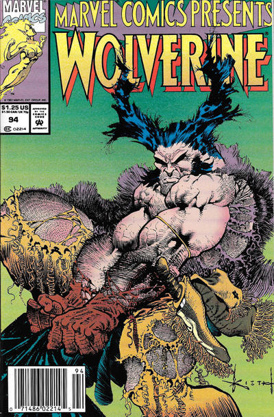 Cover for Marvel Comics Presents (Marvel, 1988 series) #94 [Newsstand]