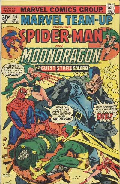 Cover for Marvel Team-Up (Marvel, 1972 series) #44 [30¢]