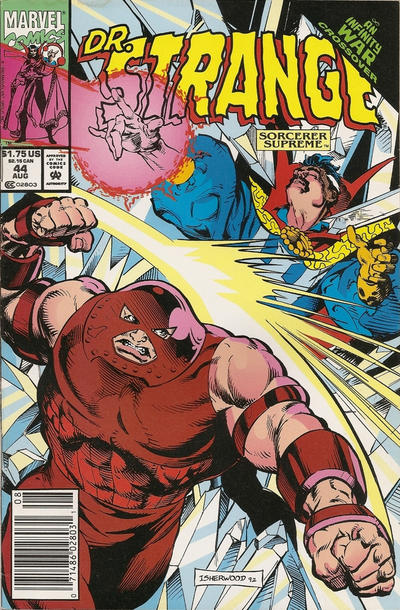 Cover for Doctor Strange, Sorcerer Supreme (Marvel, 1988 series) #44 [Newsstand]