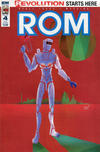 Cover for Rom (IDW, 2016 series) #4 [Subscription Cover B (J. Veregge)]