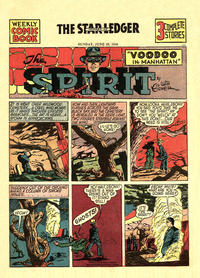 Cover Thumbnail for The Spirit (Register and Tribune Syndicate, 1940 series) #6/23/1940 [Newark NJ Edition]
