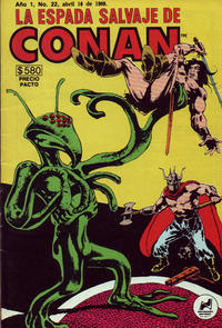 Cover Thumbnail for La Espada Salvaje de Conan el Bárbaro (Novedades, 1988 series) #22