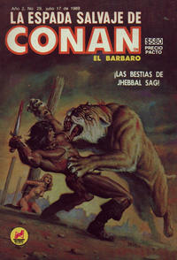 Cover Thumbnail for La Espada Salvaje de Conan el Bárbaro (Novedades, 1988 series) #29