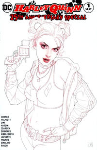 Cover Thumbnail for Harley Quinn 25th Anniversary Special (DC, 2017 series) #1 [Jetpack Comics & Games Josh Middleton Sketch Cover]