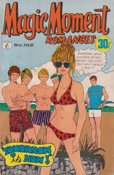 Cover for Magic Moment Romances (K. G. Murray, 1958 series) #102