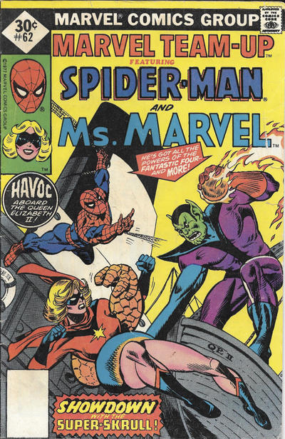 Cover for Marvel Team-Up (Marvel, 1972 series) #62 [Whitman]