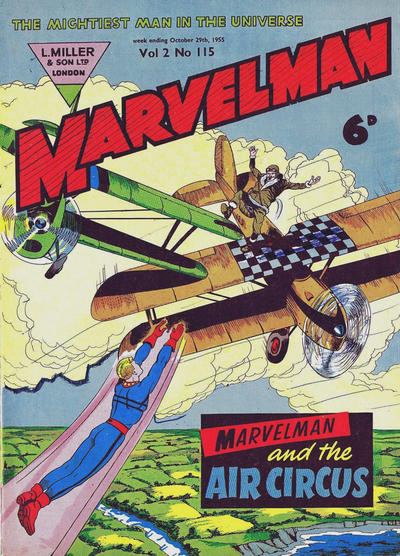 Cover for Marvelman (L. Miller & Son, 1954 series) #115