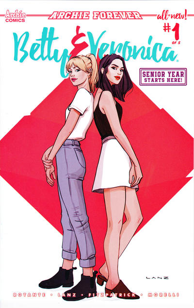 Cover for Betty and Veronica (Archie, 2018 series) #1 [Cover A Sandra Lanz]
