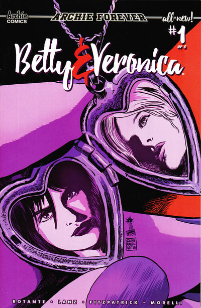 Cover for Betty and Veronica (Archie, 2018 series) #1 [Cover C Francesco Francavilla]