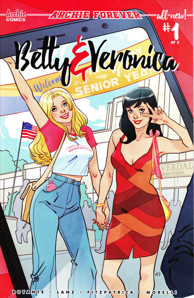 Cover for Betty and Veronica (Archie, 2018 series) #1 [Cover E Marguerite Sauvage]