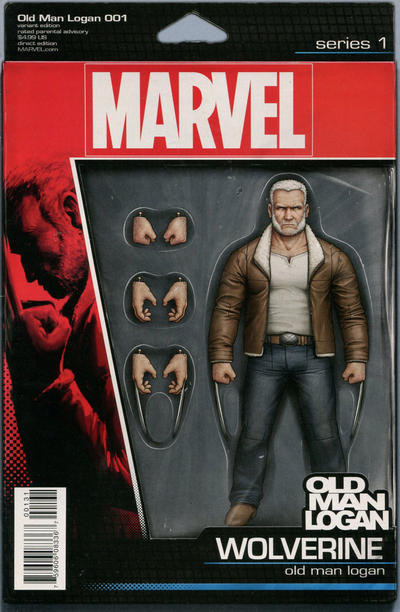 Cover for Old Man Logan (Marvel, 2016 series) #1 [John Tyler Christopher Action Figure (Wolverine)]